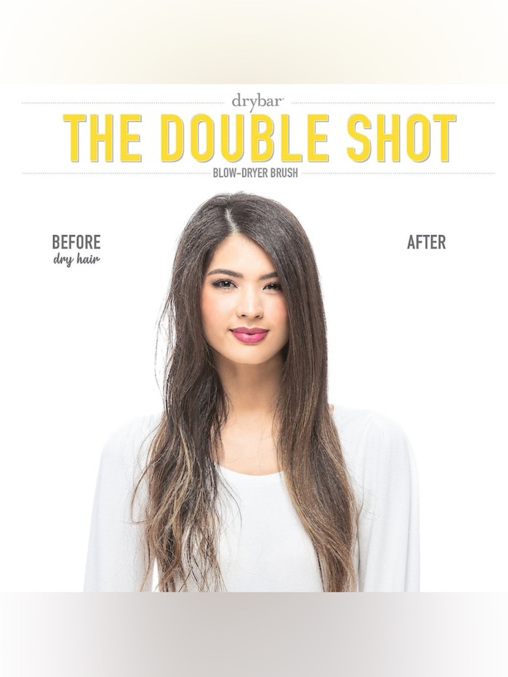 Drybar Double Shot Blow-Dryer Brush with Yellow Accents - Picture 3 of 15